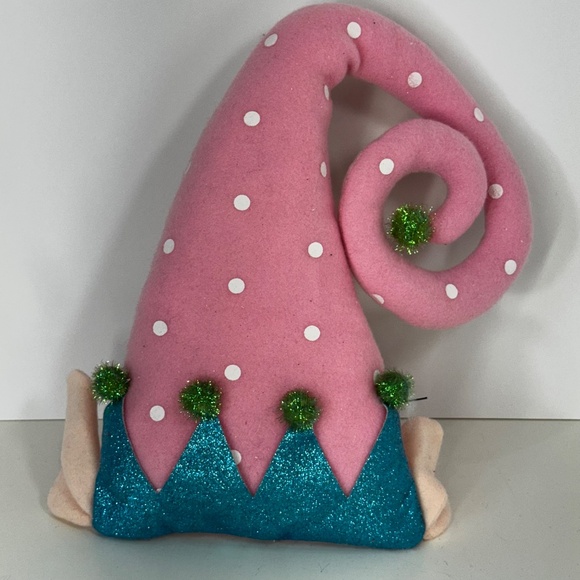 Whimsical Plush Elf Wreath Kit – 3-Piece Pre-Wired Set - Picture 8 of 9